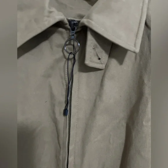 Zara Men’s Cotton Trench Coat - Size L-XL - Picture 9 of 11